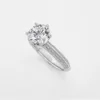 Solitaire Diamond Micro Pavé Ring