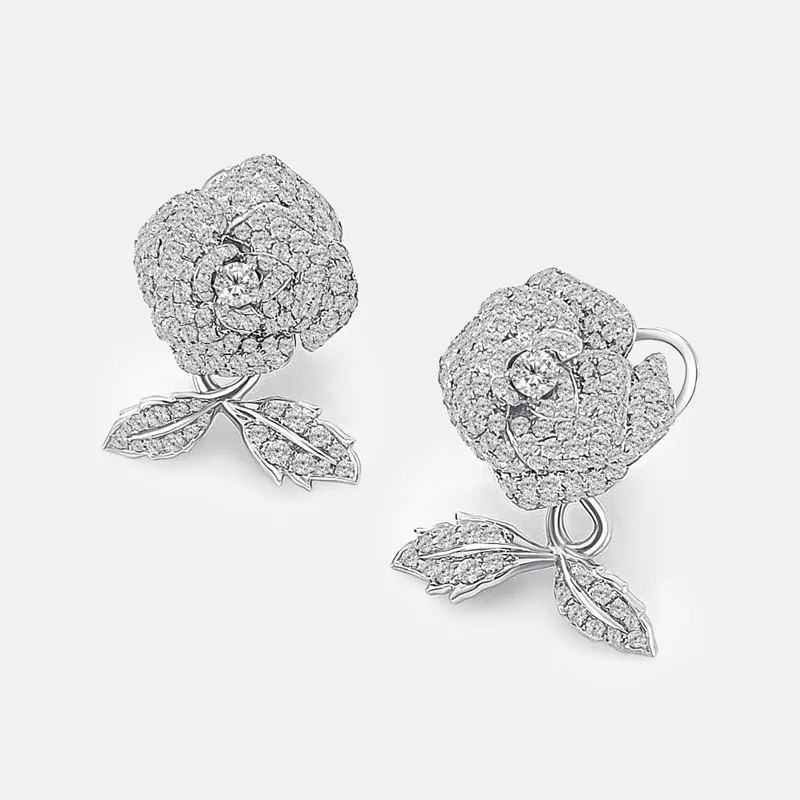 Thalia Rosa Diamond Earrings