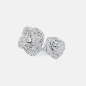 Thalia Rosa Open Cuff Diamond Ring