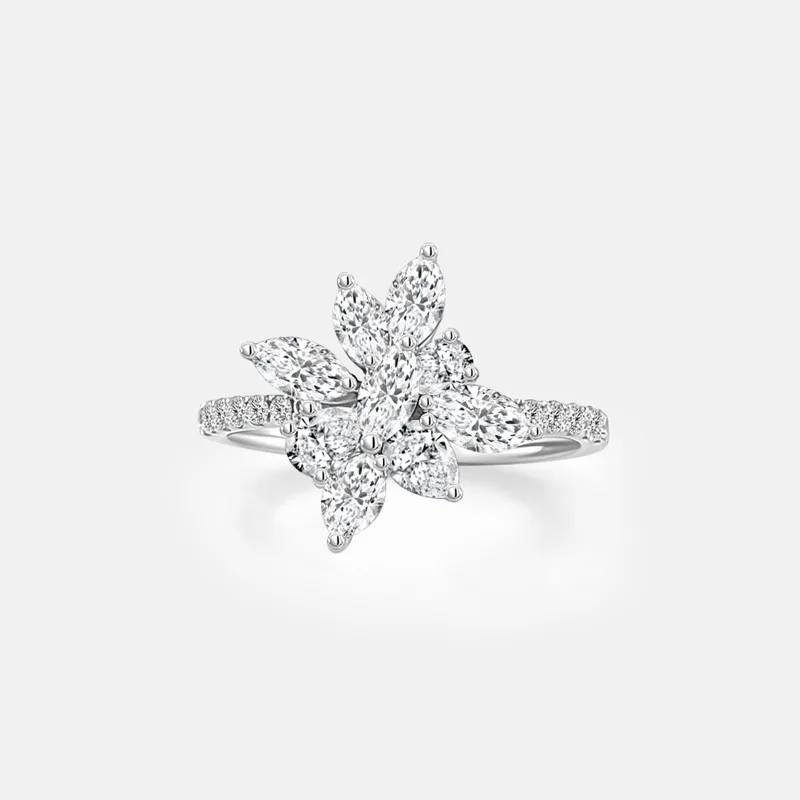 Vespera Cluster Marquise Diamond Ring