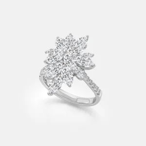 Vespera Elongated Marquise Diamond Ring